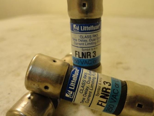 Littelfuse FLNR 3; LOT-3 Fuse; 3A; 250VAC; TIme Delay