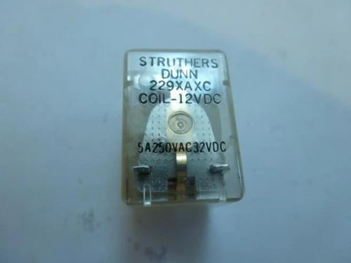 Struthers Dunn 229XAXC; Relay; 12 VDC Coil; 5A 250 VAC