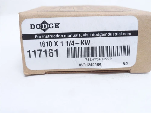 Dodge 1610x1-1/4-KW; Taper Lock Bushing 117161; 1-1/4"ID