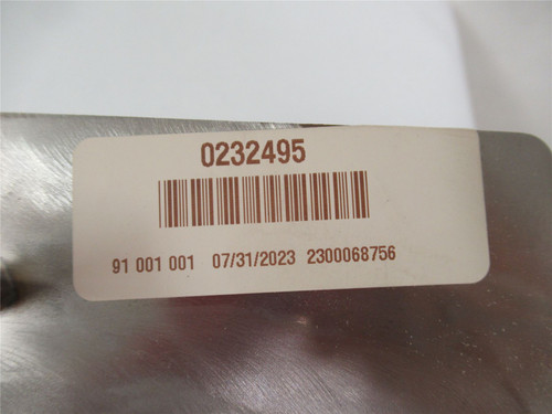 Marel 232495; Cyclone Vacuum Filter Plate