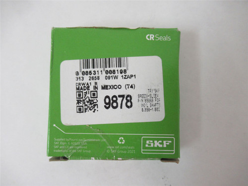 SKF 9878; Oil Seal 1"Shaft Dia1.499"OD 0.25" Overall Width