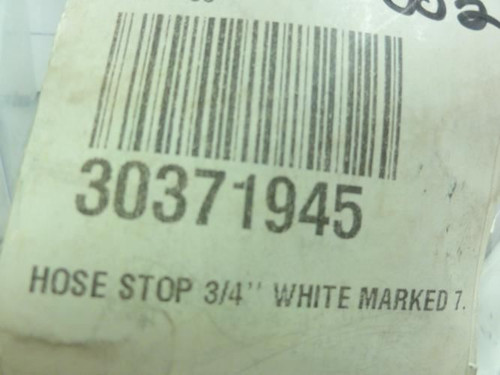 Nederman 30371945; Hose stop 3/4? White Marked 7