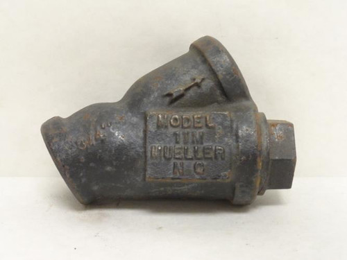 Mueller 11M 3/4"; Wye Strainer; 3/4 FNPT; 250WSP; Cast Iron