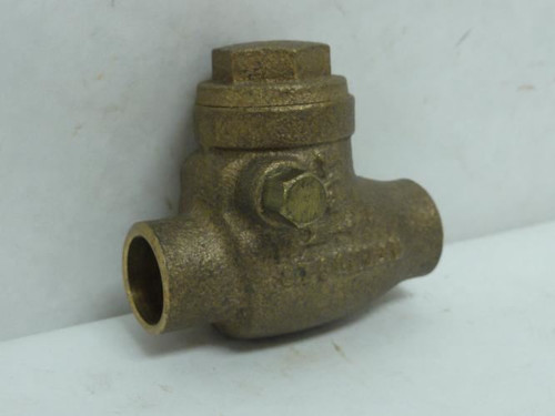 Stockham 1JML6; Swing Check Valve; Bronze; Solder; 1/2"