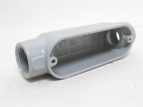 Appleton C75-A; Conduit Body; Type: C; Size: 3/4"; Aluminum