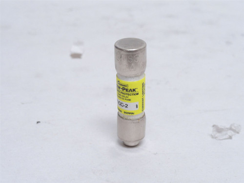 Bussmann LP-CC-2; Time Delay Fuse 2A 600VAC; 300VDC