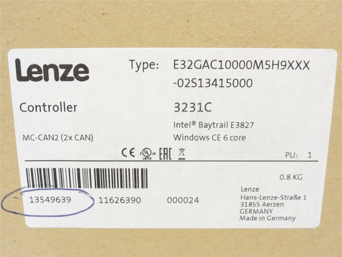 Lenze E32GAC10000M5H9XXX-02S13415000; Controller 3231C; 24V