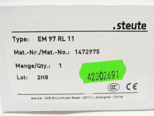 Steute EM97RL11; Position Switch W/Safety Function 1472975