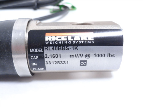 Rice-Lake RL40BBS-1K; Single-Ended Beam Load Cell 1K Capacity