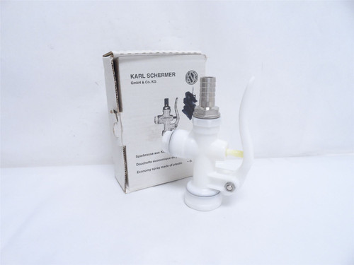 Schermer MDL D; Plastic Spray Nozzle; 6 Bar; 3/4" Barb