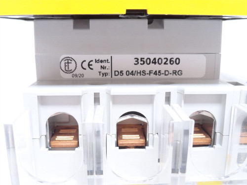 Elektra D5 04/HS-F45-D-RG; Main Switch 125A 690VAC 35040260