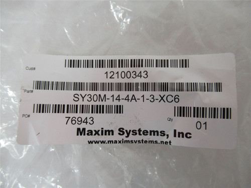 SMC SY30M-14-4A-1-3-XC6; Solenoid Connector Block Assembly