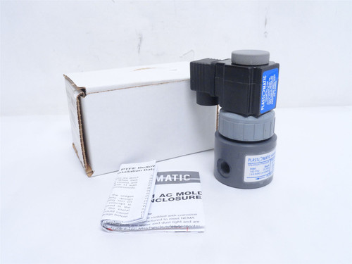 Plastomatic EAST2V6W11-120/60-PV; Solenoid Air Valve; 1/4NPT