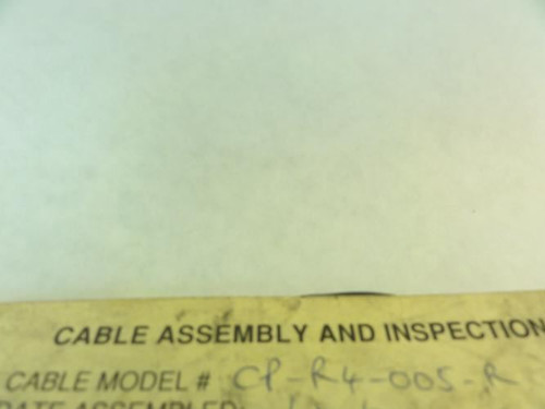 Pacific Scientific CPR4005R; Power Cable Assembly