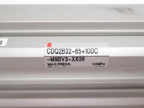 SMC CDQ2B32-65-M9BV3-X636; Air Cylinder; 3" Stk x 1-1/4"OD