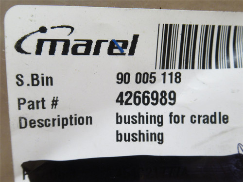 Marel 4266989; Cradle center Bushing 15mmID; 40mm x 30mmOD
