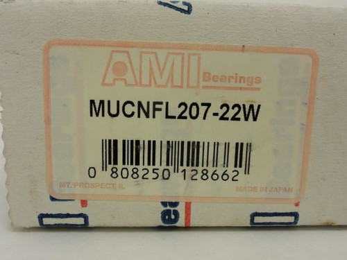 AMI MUCNFL207-22W; Flange Bearing; 1-3/8"ID; 2-Bolt