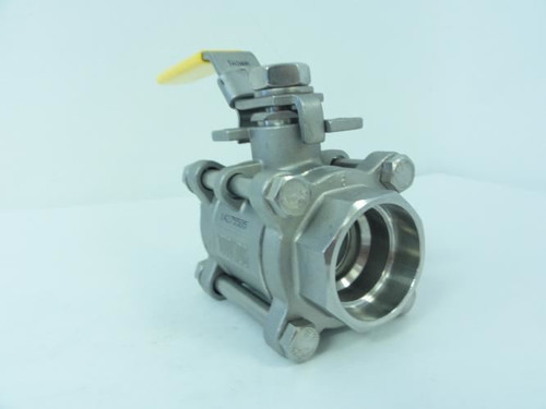 Industry-STD 3CFW6; Ball Valve 3-Piece; 1-1/4" Socket Weld