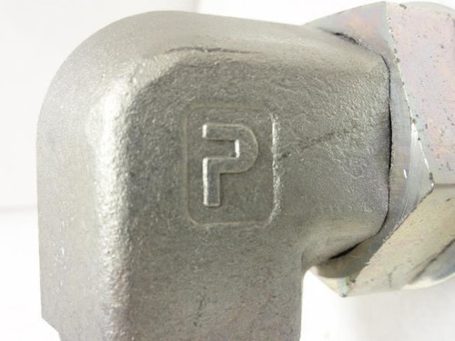 Parker 12-20 C5OX; Hyd Elbow 90Deg 3/4 JIC to SAE-ORB 1 5/8-12