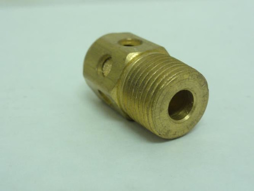 Arrow Pneumatics ASP-3SC; Air Muffler; 3/8 MNPT; Brass