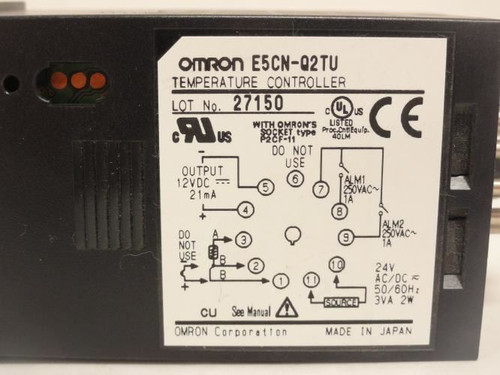 Omron E5CN-Q2TU; Temperature/Process Controller 24VAC/DC