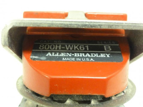 Allen-Bradley 800H-WK61; Flip Lever Operator Switch; 1-NO; 1-NC