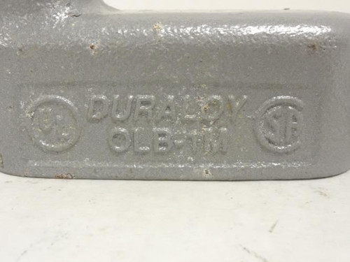 Duraloy OLB-1M; Conduit Outlet Body; Iron; 1/2" Threaded