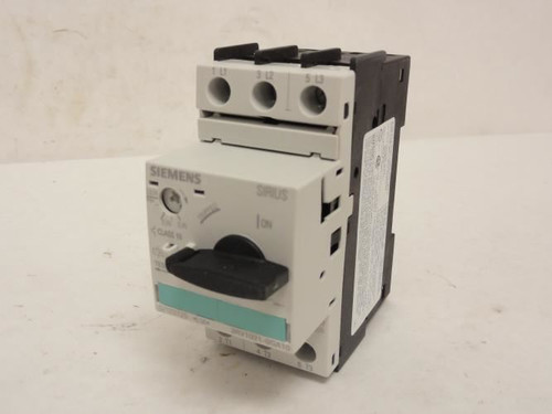 Siemens 3RV1021-0GA10; Motor Protector 0.45-0.63A; 3P; 600V