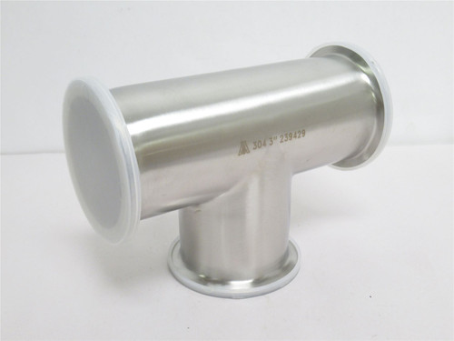 Alfa-Laval B7MP-G300; Sanitary Clamp Tee; SS-304; Size: 3"