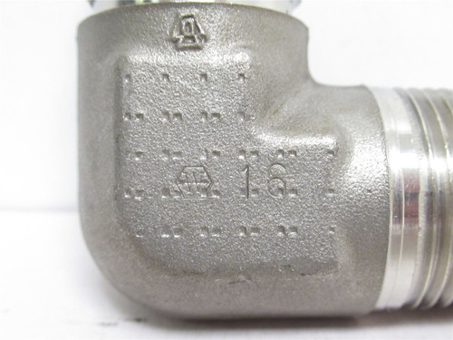 Eaton 2024-12-12SS; Elbow; SS-316; 90Deg; 3/4 NPT x 3/4 JIC