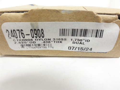 Garlock 61 X 0908; Oil Seal 24076-0908; 1-3/4"ID x 2-5/8"OD