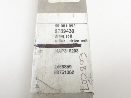 Marel 9739430; Exit Conveyor Drive Roller; SS; 23-7/8" Long