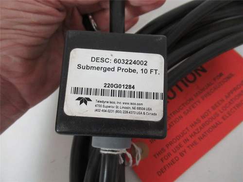 Teledyne 603224002; Submerged Probe Level Sensor 10 ft. Range