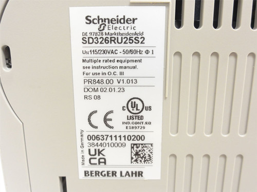 Schneider SD326RU25S2  ; Stepper Drive 115/230V