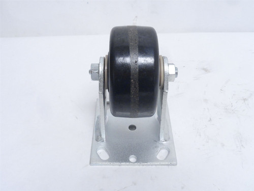 MHS Castor R282RPH; Rigid Caster 4"x 2" Phenolic Wheel