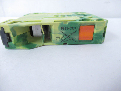 Wago 285-0157; Terminal Block 2 Conductor Ground