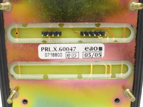 eao PRL.X.60047; Analog Keypad Assy; W/Hardware
