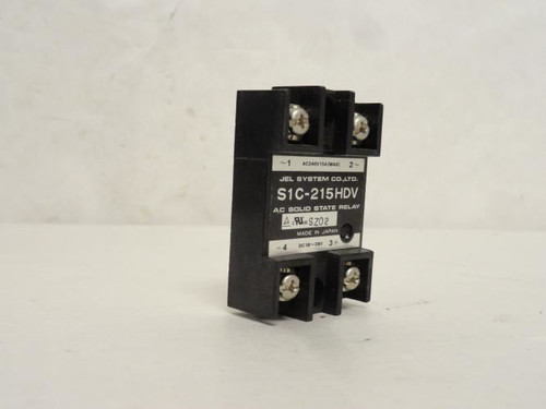 Jel System S1C-215HDV; Soild State Relay; 15A; 240VAC; 18-28VDC
