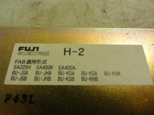 Fuji Electric H-2; Retaining Plate & Supporter