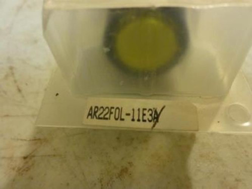 Fuji AR22F0L-11E3A; Push Button; Yellow; 30V; 1W (1)NO/(1)NC