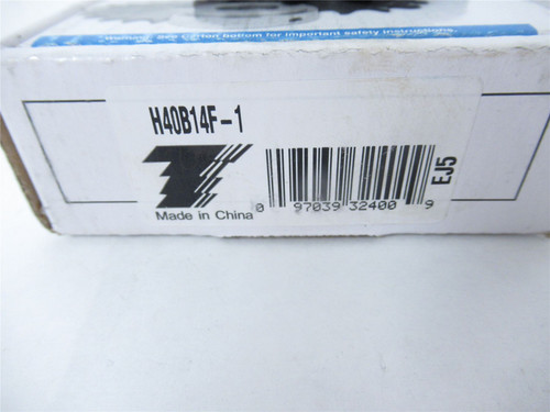 Tsubaki H40B14F-1; Chain Sprocket #40 14Teeth 1" ID