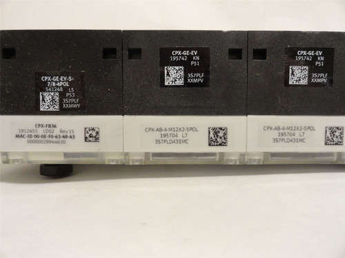 Festo CPX-FB36; Air Control Valve Assy w/Bus Node