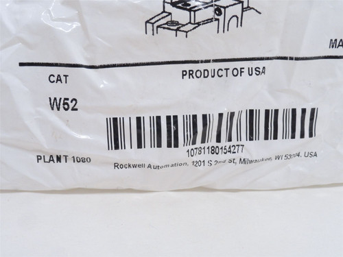 Allen-Bradley W52; Thermal Overload Element; Ser: W