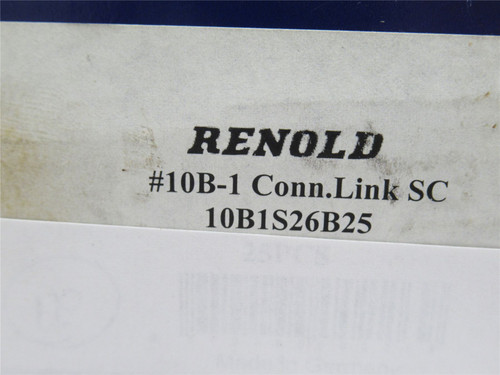 Renold 10B1S26B25; Lot-2 Connecting Link 10-B1 SS; 5/8" Pitch