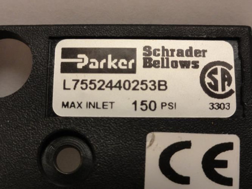 Parker L7552440253B; Solenoid Valve (No Coil); 150PSI
