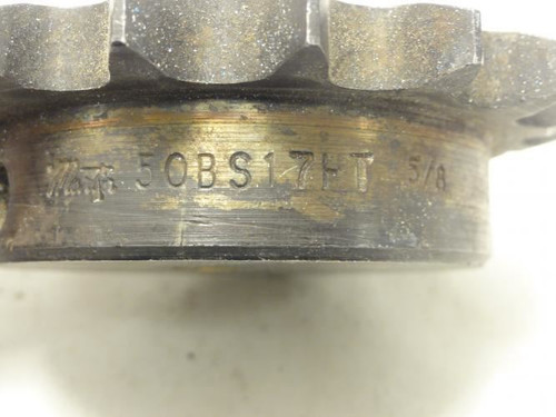 Martin 50BS17HT-5/8; Sprocket # 50; 17T; 5/8"ID