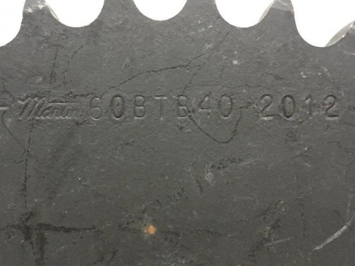 Martin 60BTB40-2012; Bushed Sprocket # 60; 40Teeth