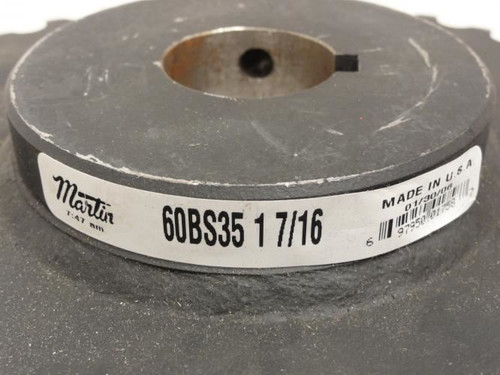 Martin 60BS35-1-7/16; Sprocket # 60; 35Teeth; 1-7/16"ID