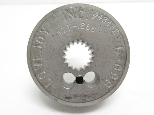 Lovejoy 48462; Plined Jaw Coupler Hub; L-099; 17T-.666