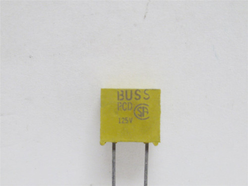 Bussmann PCD-125V; Lot-10 Board Mount Fuse 5A; 125VAC; 250VDC